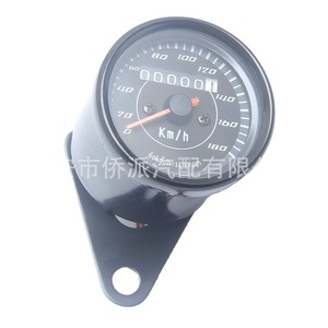 Velocímetro y Odómetro para Motocicleta, 0-140 km/h, Negro, Universal, Indicador para Scooter, Montaje Frontal, Material de Hierro - Product Image 5