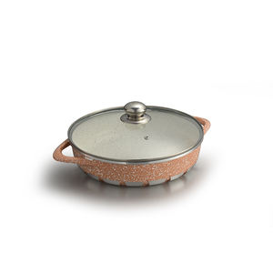 Ensemble de casseroles en aluminium Dessini Granite, revêtement céramique transparent en verre moulé sous pression, personnalisé mexicain, <span class=keywords><strong>rose</strong></span>, autres - Product Image 6