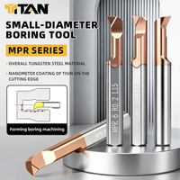 Diamètre de perçage CNC : L'outil de perçage de petit diamètre MPR et la poignée de l'outil de perçage en alliage micro-intégré en carbure de tungstène ont un diamètre de 5 mm.
