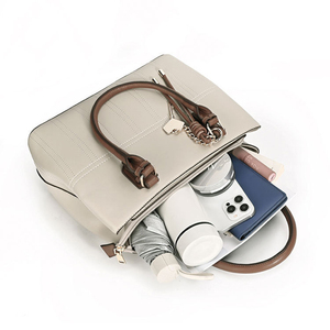 Sac à main en cuir PU de haute qualité OEM ODM, minimaliste, grande capacité, élégant, pour femme, sac à bandoulière de bureau, vente en gros, <span class=keywords><strong>achat</strong></span> en gros - Product Image 2