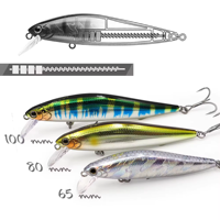 Naufrage Minow 5g 7g 10g 14g Jerkbait Leurre De Pêche Système D'équilibre De Gravité Appât Dur Manivelle Wobbler Plongée Lente Pesca Swimbait