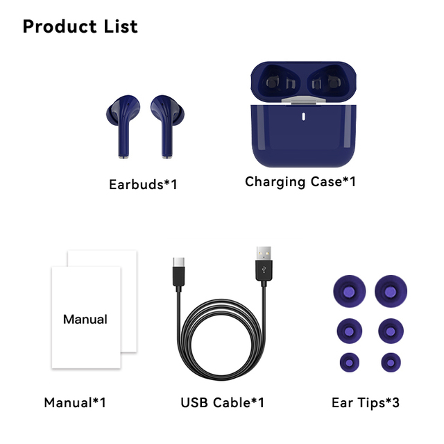 Qualcomm BT 5.3 ANC TWS Earbuds 730mAh Long Battery Digital Display Wireless Headphones Type-C Fast Charge Sports Headset