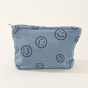 BSCI Factory Face Corduroy <b>Large</b> Makeup <b>Bag</b> <b>Large</b> Capacity Storage <b>Wash</b> <b>Bag</b> Travel Storage <b>Bag</b> - Product Image 3