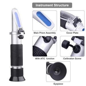 เครื่องวัดความหวานแบบพกพา 0~32% บีริกซ์มิเตอร์ สำหรับวัดปริมาณน้ำตาล - Product Image 2