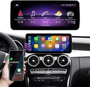 Sistema de audio para coche Android 13 de 12.3 pulgadas, 4+64 GB, reproductor de DVD, navegación GPS para Mercedes Benz Clase C GLC W205 NTG5.0 2015-2019 - Product Image 5