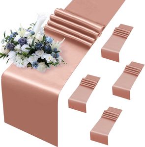 Chemins <span class=keywords><strong>de</strong></span> <span class=keywords><strong>table</strong></span> en satin or rose, 12 x 108 pouces, <span class=keywords><strong>chemin</strong></span> <span class=keywords><strong>de</strong></span> <span class=keywords><strong>table</strong></span> en soie satinée brillante, tissu lisse, <span class=keywords><strong>chemin</strong></span> <span class=keywords><strong>de</strong></span> <span class=keywords><strong>table</strong></span> décoratif pour mariage - Product Image 3