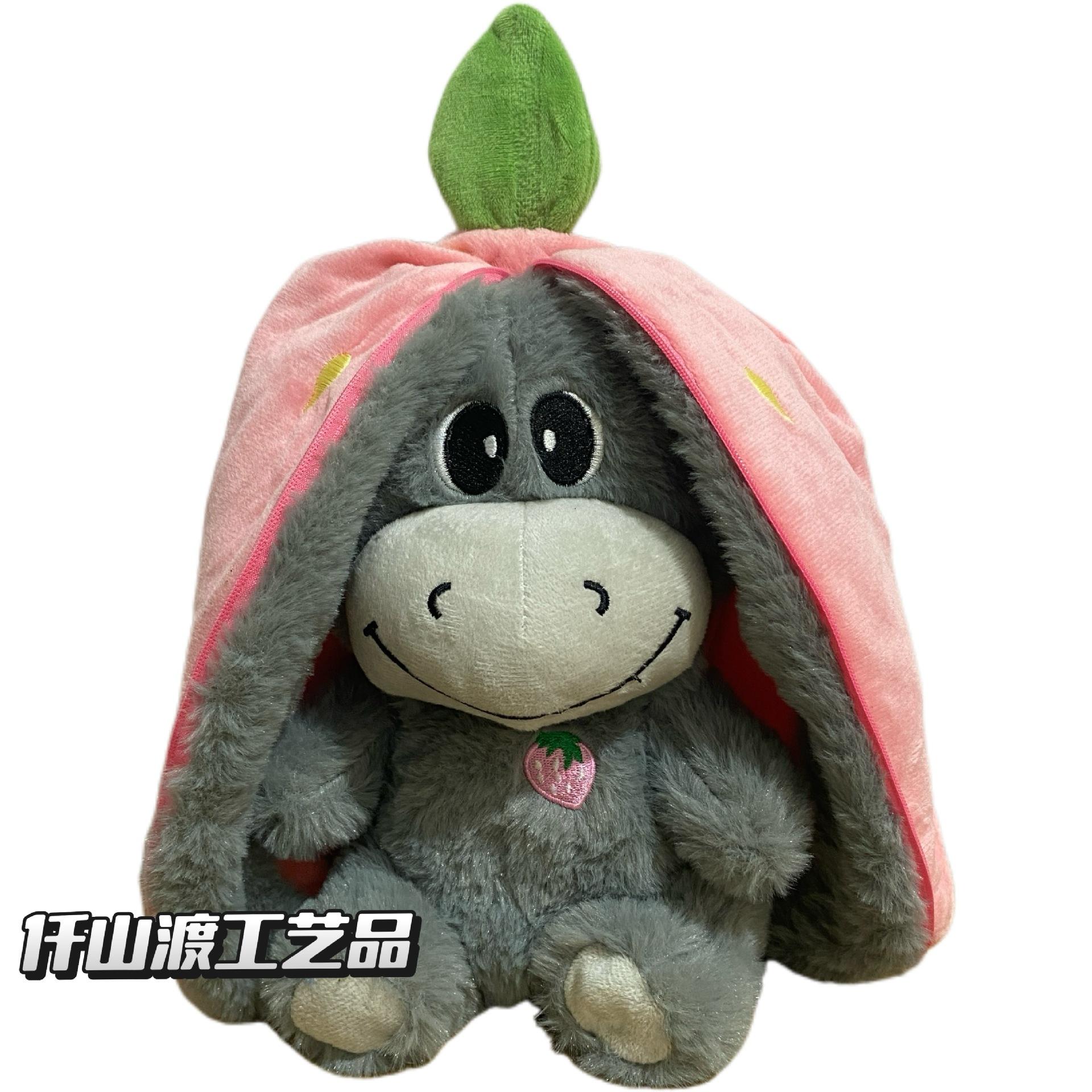 Respirez l'âne aux fraises