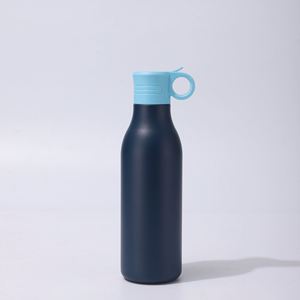 New Arrival 550Ml Stainless Steel Sports Bottle Portable Insulated Vacuum Fitness Tumbler Travel <b>Straw</b> 6-12 Boiling Water - Product Image 4