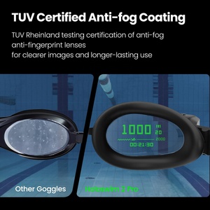 Gafas de Natación con Pantalla Digital HD en Tiempo Real, Compatibles con Relojes de Natación Apple y <span class=keywords><strong>Garmin</strong></span>, Gafas Inteligentes con 9 Almohadillas Nasales - Product Image 4