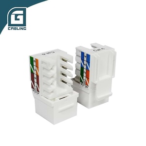 Coupleurs en ligne extérieurs étanches Gcabling IP67 Krone <span class=keywords><strong>RJ45</strong></span>, connecteur de <span class=keywords><strong>prise</strong></span> Keystone FTP UTP <span class=keywords><strong>Cat</strong></span>.6 <span class=keywords><strong>Cat</strong></span>.<span class=keywords><strong>7</strong></span> vertical - Product Image 1