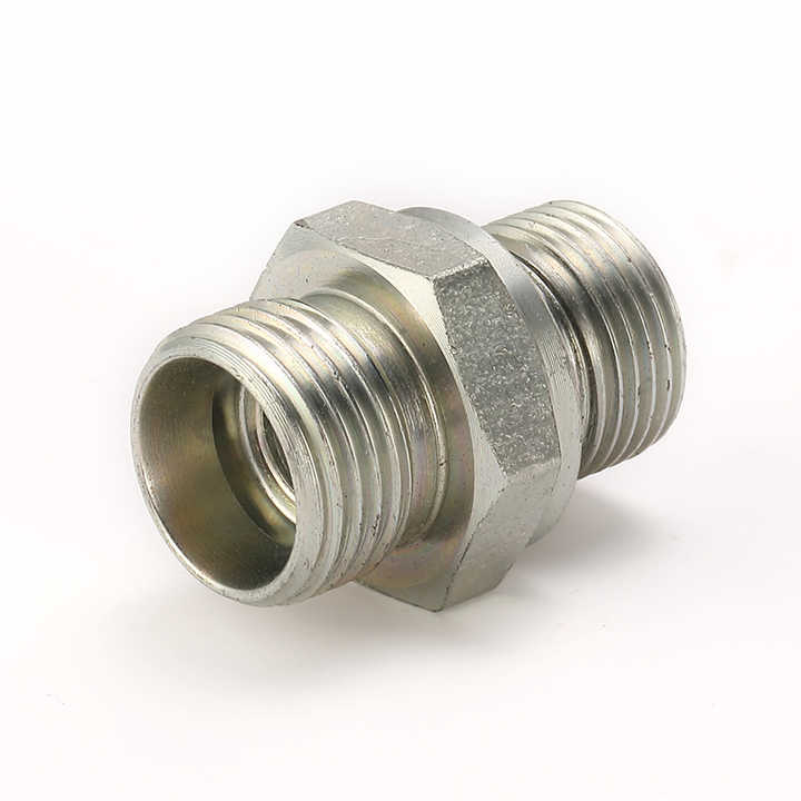 Bsp Inlet Adapter BSP Male Hydraulic Adapters 1CG BSP 60 Cone Hose Fitting Adapter With O ...