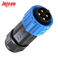 Connecteur mâle M25 à montage sur bride, étanche IP67, avec verrouillage par poussée, pour connexions de câbles d'alimentation en alliage de cuivre
