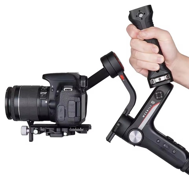 Zhiyun Weebill S 3-Axis Compact DSLR and Mirrorless Gimbal Stabilizer Handheld Camera for LUMIX for Nikon for Canon
