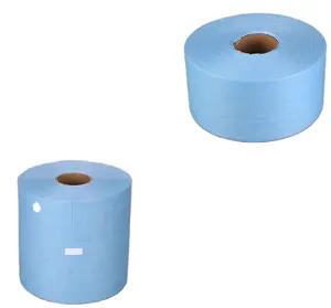 Super Absorbency Of Oil Water Woodpulp/polypropylene Nonwoven Industrial Wiping Jumbo Roll Woodpulp/PP Cleaning Jumbo Roll