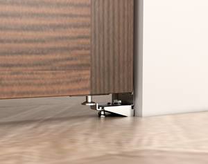 3-колесная вешалка, двухколесная Складная направляющая, раздвижная дверная фурнитура, Двухстворчатая дверная фурнитура - Product Image 4