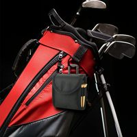 Pochette pour balles de golf T-shirts de golf et porte-outil de réparation de divot Accessoires pour sac de golf en nylon Sac de ceinture Cadeaux pour hommes