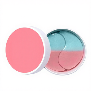 Patchs pour les yeux hydratants en hydrogel à l'or 24 carats biologique à étiquette privée, logo personnalisé, bio-collagène, cernes, hydratant, 60 pièces - Product Image 1