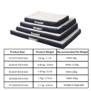 Lit pour animaux de compagnie en mousse à mémoire lavable <span class=keywords><strong>anti</strong></span>-<span class=keywords><strong>stress</strong></span> grand lit à coussin pour <span class=keywords><strong>chien</strong></span> - Product Image 4