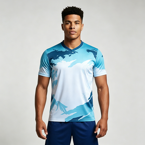 Nouveaux Maillots de Football Personnalisés 2026 pour Équipes de Club avec Nom et Numéro Thermocollés, Ensemble Respirant à Manches Courtes pour l'Entraînement et les Matchs - Product Image 1