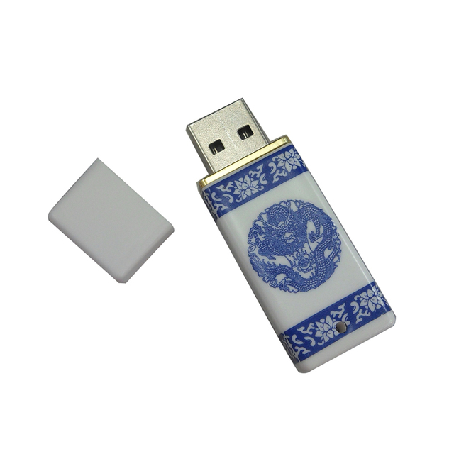 KDATA Bulk Cheap 8GB to 128GB Ceramic USB 2.0 Flash Memory Stick Promotional Card Memory Disk Custom USB Drive