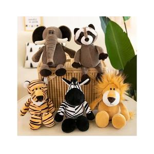 25cm 35cm a buon mercato personalizzato leone peluche animali della giungla peluche foresta selvaggia peluche bambola morbida per bambini regalo di compleanno - Product Image 1