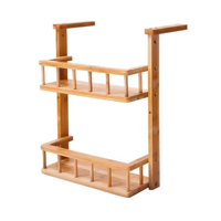 Holz kühlschrank seite regal getränke regal