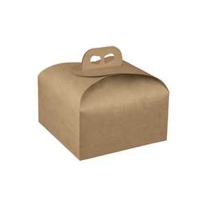 Caja de Panettone Marrón Kraft 24,5 cm x 24,5 cm x 13 cm - Product Image 1