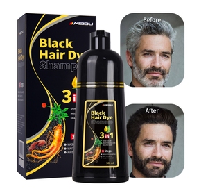 Champú Herbolario Meidu OEM para Oscurecer el Cabello para Hombres - Product Image 1