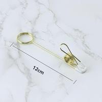 Porte-cartes de table personnalisés à double pince pour cartes nominatives, notes, restaurants, hôtels, mariages, fêtes, événements de bureau, écoles, maison