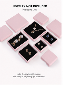 Luxury <b>Pink</b> Lid and Base Rigid Paperboard Jewelry <b>Box</b> Custom Printed Square Packaging for High-end Bracelet and Surprise <b>Gift</b> - Product Image 6