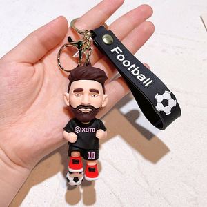 Llavero de Fútbol Nuevo de Messi, Llavero de Silicona 3D de Dibujos Animados, Accesorio de Llavero de PVC para Club de Fútbol - Product Image 6