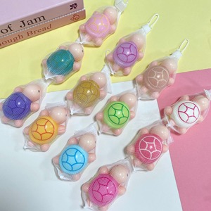 Juguete antiestrés de tortuga pequeña de rebote lento con bolsa de malla, ideal para fiestas, juguete pop para aliviar el estrés - Product Image 3