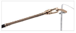 迅速配送、在庫あり、メンズ長方形リムレスメガネ、薄くて柔軟なリムレスメガネ - Product Image 5