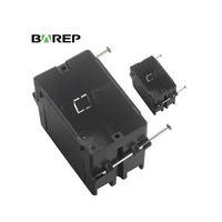 Boîtier de jonction électrique simple Barep rectangulaire en PVC, homologué UL, nouveau modèle américain, avec bornes à vis