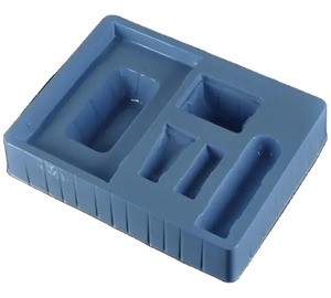 ถาดเก็บของพลาสติกสีเหลืองแบบสองช่องสำหรับใช้ในครัวเรือน - Product Image 2
