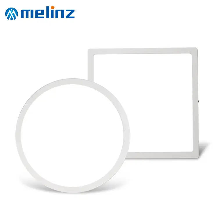 MELINZ çağdaş döküm alüminyum yuvarlak kare yüzeye monte 6 12 18 24 W LED Panel AYDINLATMA