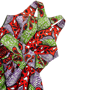 Robes africaines Kitenge DH081, robes pour femmes, grandes tailles, vêtements décontractés d'été <span class=keywords><strong>2021</strong></span>, robes courtes pour femmes, vente en gros de mode - Product Image 3