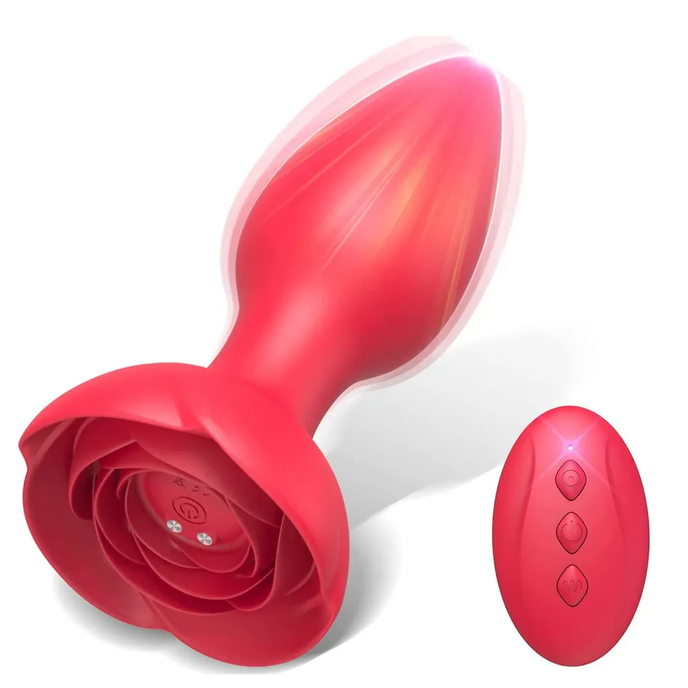 Anal Plug titreşimli kablosuz uzaktan kumanda yapay penis popo fiş vibratörler seks oyuncakları kadınlar için yetişkin Anal zevk