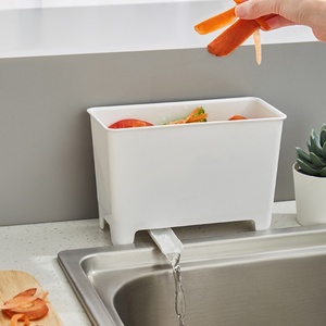 Cubo de Basura Colgante para Cocina con Tapa, Contenedor de Compost para Interiores, Cubo de Basura Montado en la Pared del Armario - Product Image 5