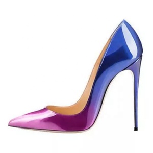 Nuevos zapatos de tacón alto, tacones de punta estrecha, parte superior poco profunda, zapatos de tacón alto brillantes, <span class=keywords><strong>trabajos</strong></span> - Product Image 4