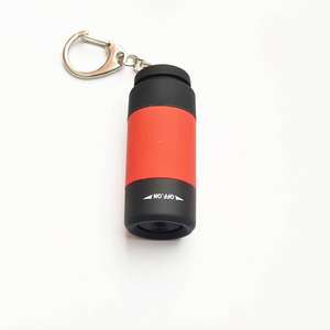 Gadgets 2025 Colorful Cadeau Promotionnel Lampe de Poche Porte-clés LED Torche USB Rechargeable Ultra Bright Mini Keychain Flashlight - Product Image 2