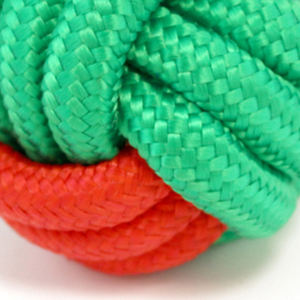 1601661802080  Juguete Masticable para Mascotas con 24 Cuentas Trenzadas de Dos Tonos de 6.5 CM - Product Image 2