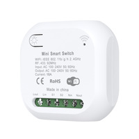 Module de commutation intelligent Wi-Fi Graffiti, module cassette marche/arrêt, prend en charge le panneau de commutation auto-alimenté 10A 240V, modèle QX-306jswifi Flame
