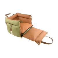 Canapé rembourré lavable pour animaux de compagnie, résistant aux griffures, confortable, en peluche, siège de sécurité pour animaux de compagnie et lit de voyage