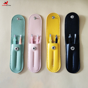 Juego de 2 Pinzas para Cejas de Acero Inoxidable con Punta Puntiaguda y Apertura Oblicua Positiva, Herramienta de Reparación de Cejas GZ RTS, Pedido Mixto al por Mayor - Product Image 1