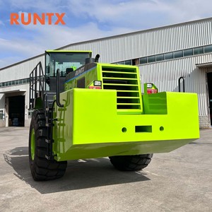 RUNTX 21 Ton Forklift Diesel dengan Weichai 162kw roda mesin pemuat untuk penanganan blok batu tambang - Product Image 2