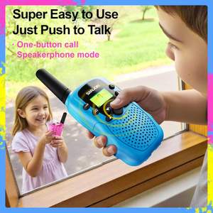 Walkie Talkies SANJOIN para Niños de 4 Años, Multicolores, Juguete para Acampar al Aire Libre, Alcance de 3 Millas, para Niños y Niñas de 4 a 6 Años, Regalos - Product Image 5