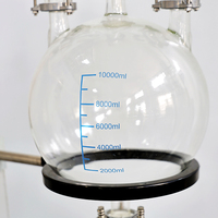 Réacteur en verre automatique à échelle laboratoire avec moteur et cuve sous pression, plaque de déflecteur personnalisable pour une productivité élevée