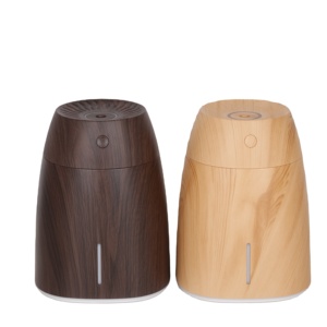 Humidificador ultrasónico de grano de madera, de 600ml ultrasónico humidificador de aire, difusor de aceite esencial es adecuado para el hogar - Product Image 1