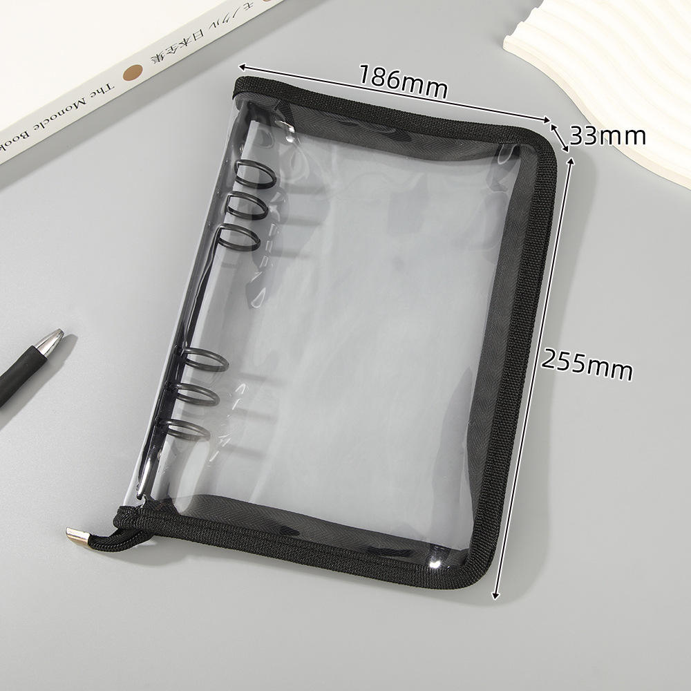 Couverture transparente uniquement noire
